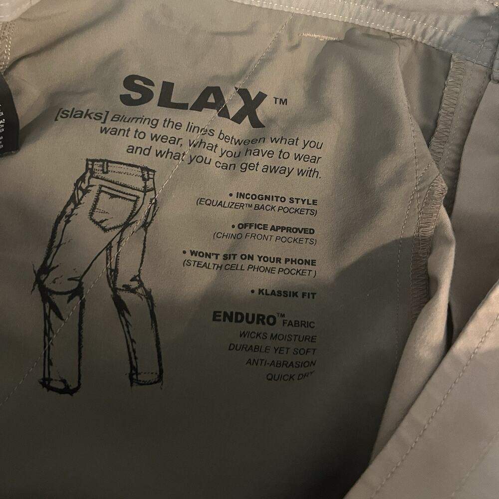 Kuhl Slax Pants Men's 38x32 Stretch Hiking Chino Outdoor Casual Brown NICE - Picture 9 of 9